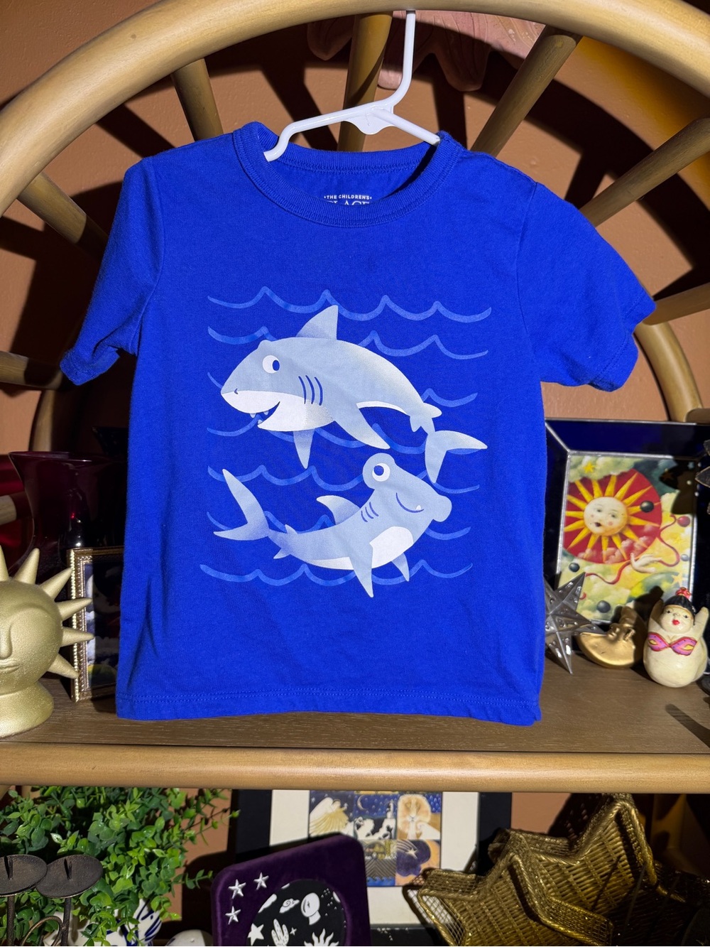 The Children's Place Royal Blue Shark Tee
